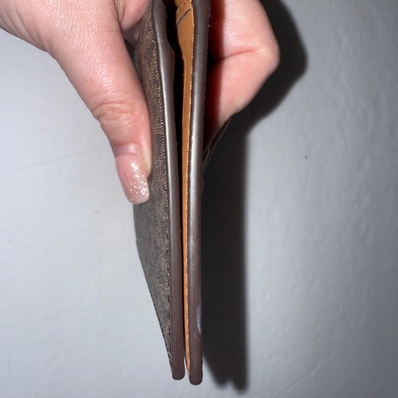 Michael Kors Brown Monogram Passport Holder - Picture 6 of 8